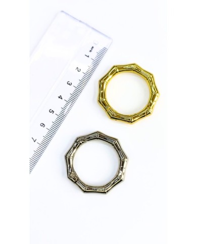 Yaylı Kanca Anahtarlık Çanta Askı Aparatı Köşeli Sarı 36x36mm - 1 Adet