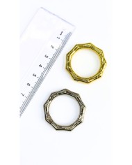 Yaylı Kanca Anahtarlık Çanta Askı Aparatı Köşeli Sarı 36x36mm - 1 Adet