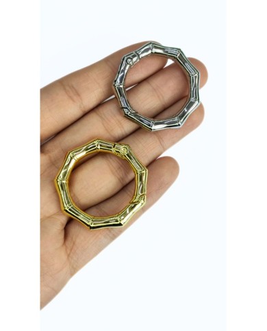 Yaylı Kanca Anahtarlık Çanta Askı Aparatı Köşeli Nikel 36x36mm - 1 Adet