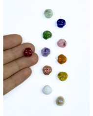 Seramik Boncuk Kırmızı Deniz Kabuğu 10mm - 1 Adet