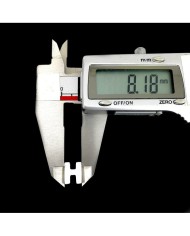 Doğal sedef taş Kolye Küpe Ucu - H HARF