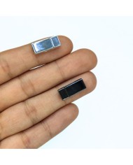 Mıknatıslı Kolye Bileklik Kilidi Kapama Antrasit - 1 Adet