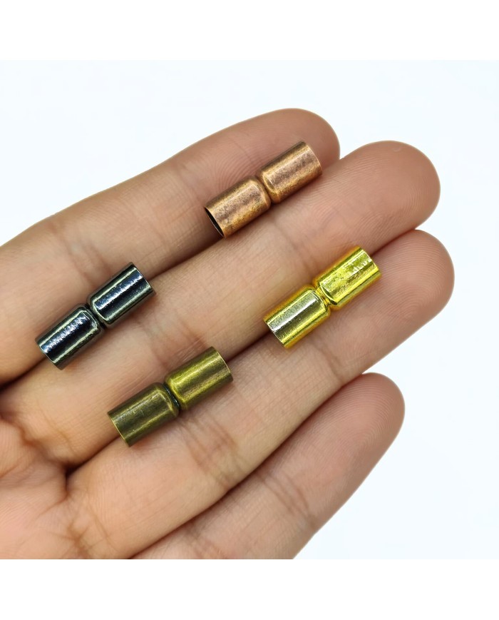 Mıknatıslı Kolye Bileklik Kilidi Kapama Sarı - 1 Adet