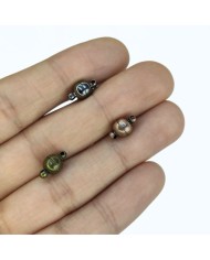 Mıknatıslı Küçük Top Kolye Bileklik Kilidi Kapama Bakır - 1 Adet